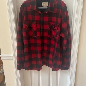 Men’s Warm Winter Fleece Shirt Jacket